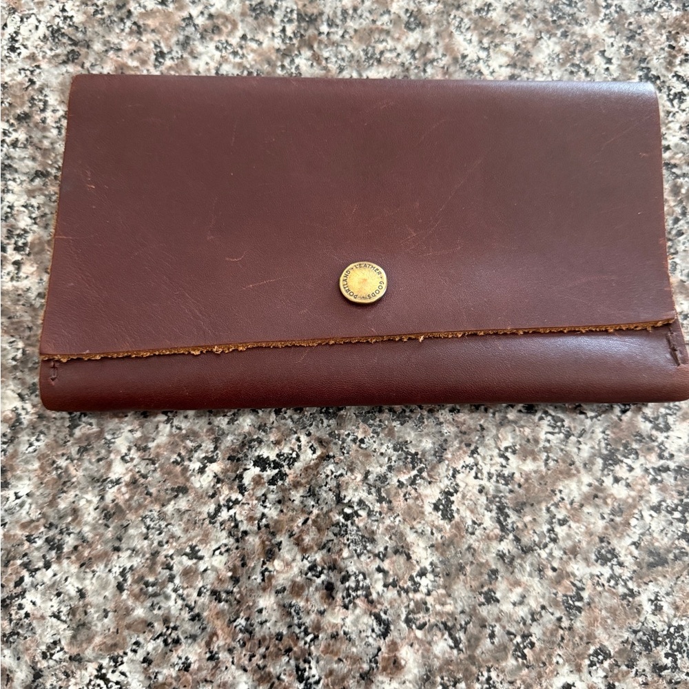 Portland Leathers Brown Leather Wallet